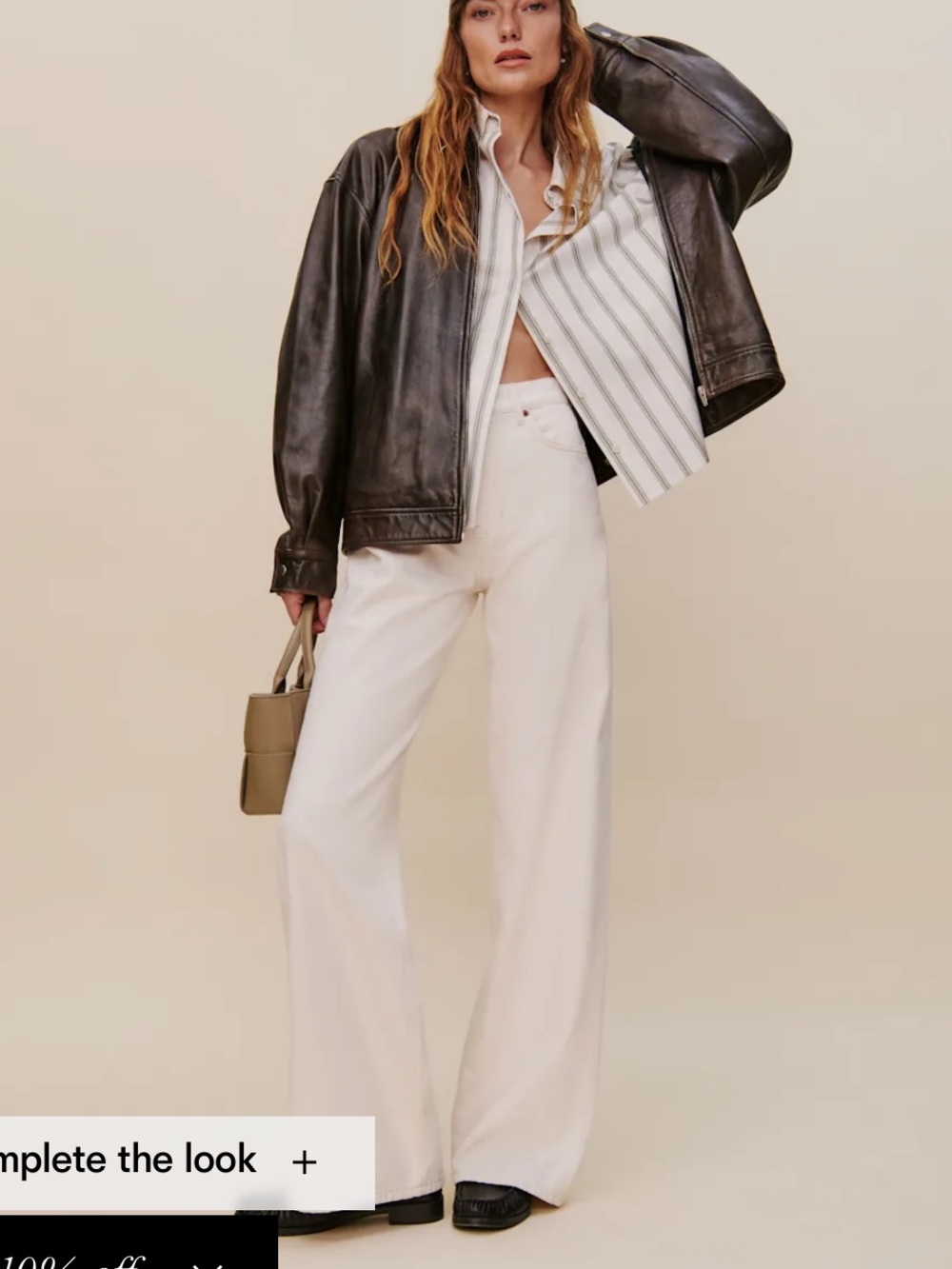 Cary Jeans Reformation - Fior De Latte